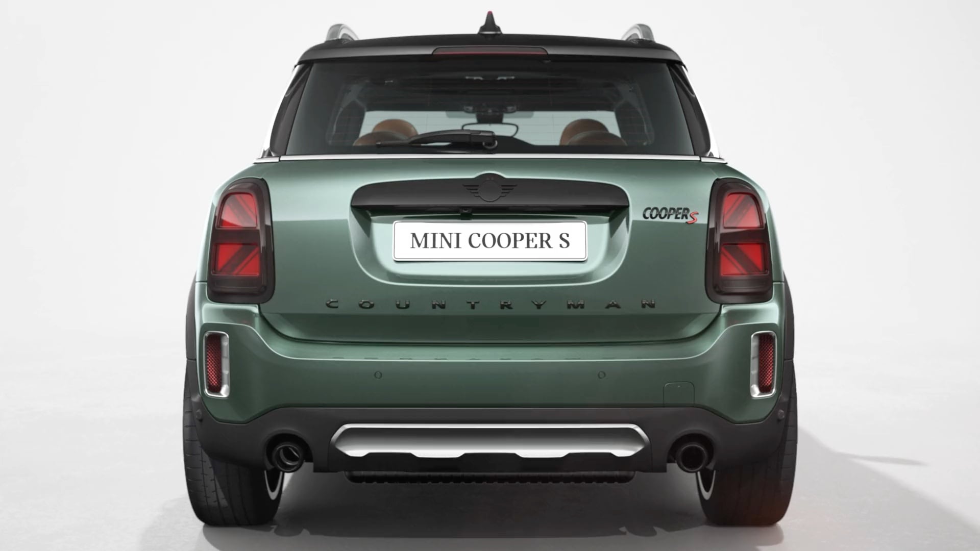 MINI Countryman – vooraanzicht – groen en zwart