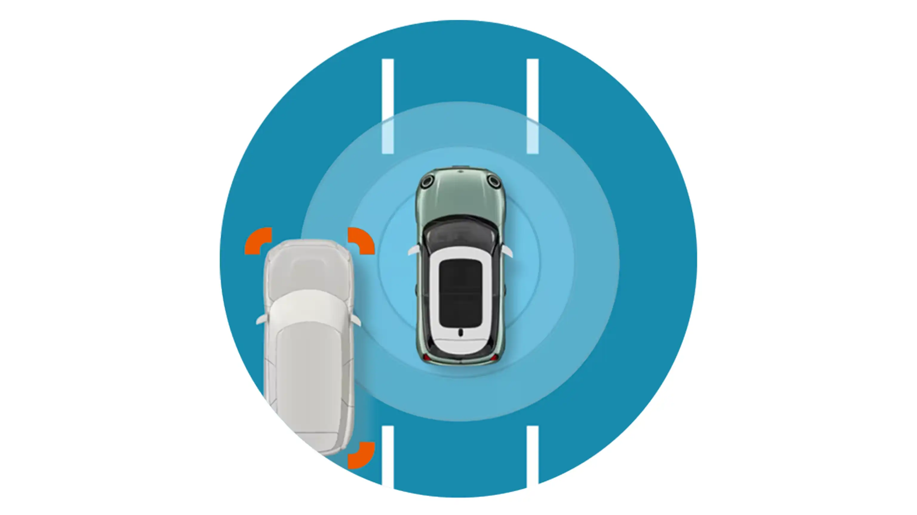 MINI Cooper 3-Deurs - actieve dodehoekdetectie