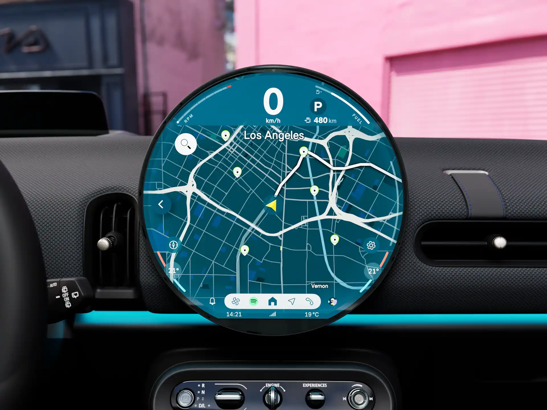MINI Cooper 3-Deurs - minimalistisch OLED-display 
