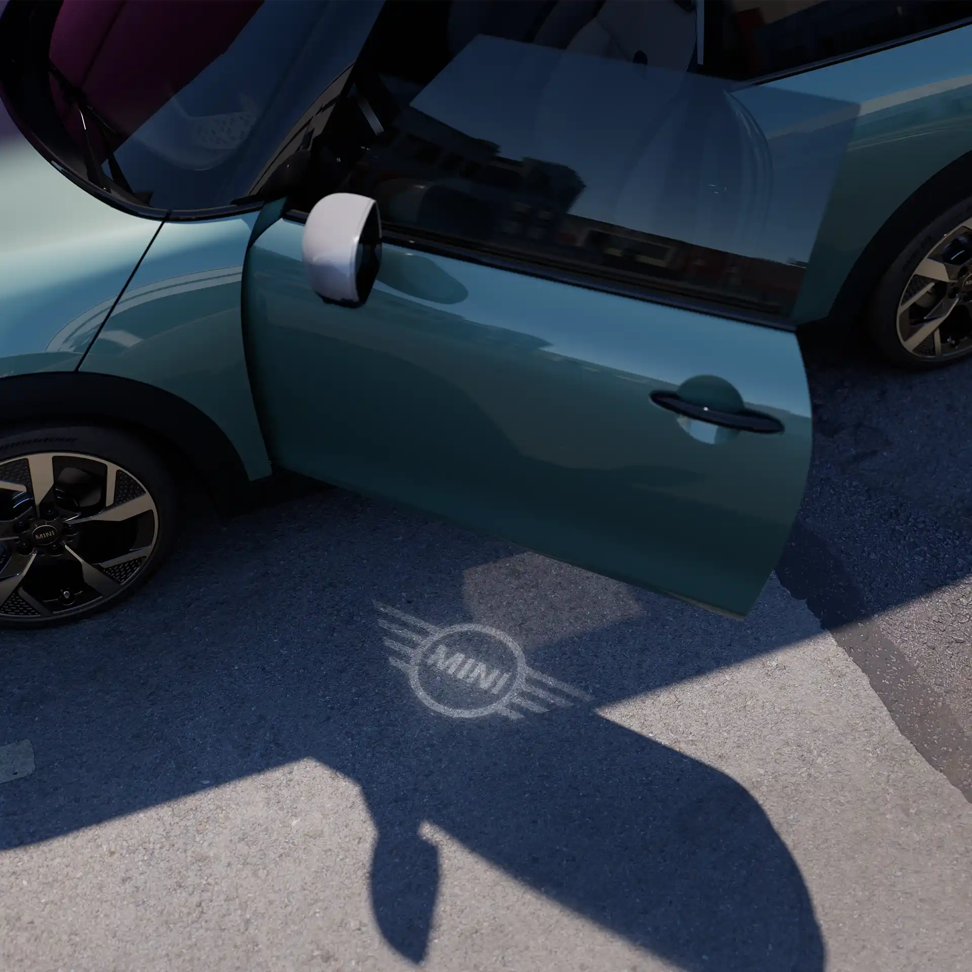 MINI Cooper 3-Deurs - portierprojectie