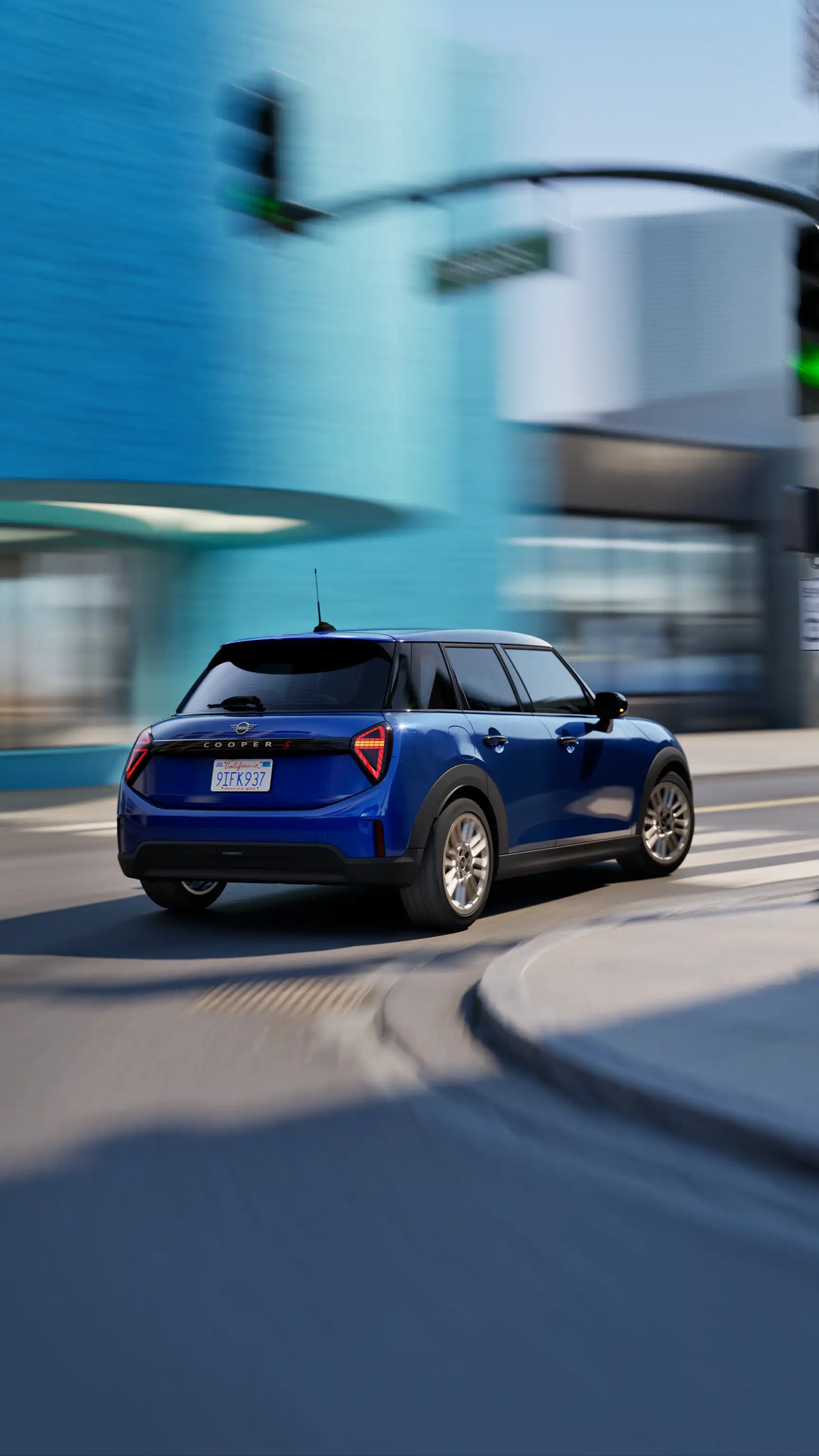 MINI Cooper 5-Deurs - achterkant