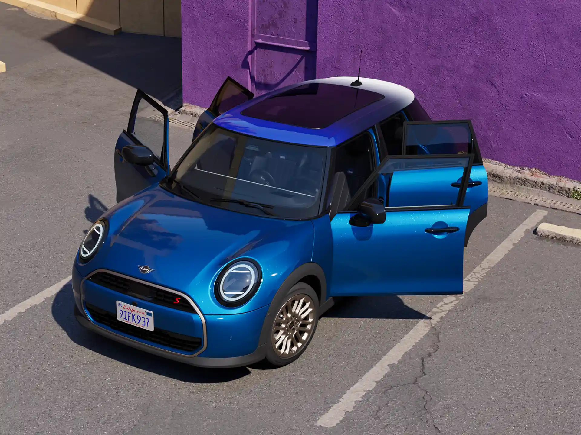 MINI Cooper 5-Deurs - open deuren