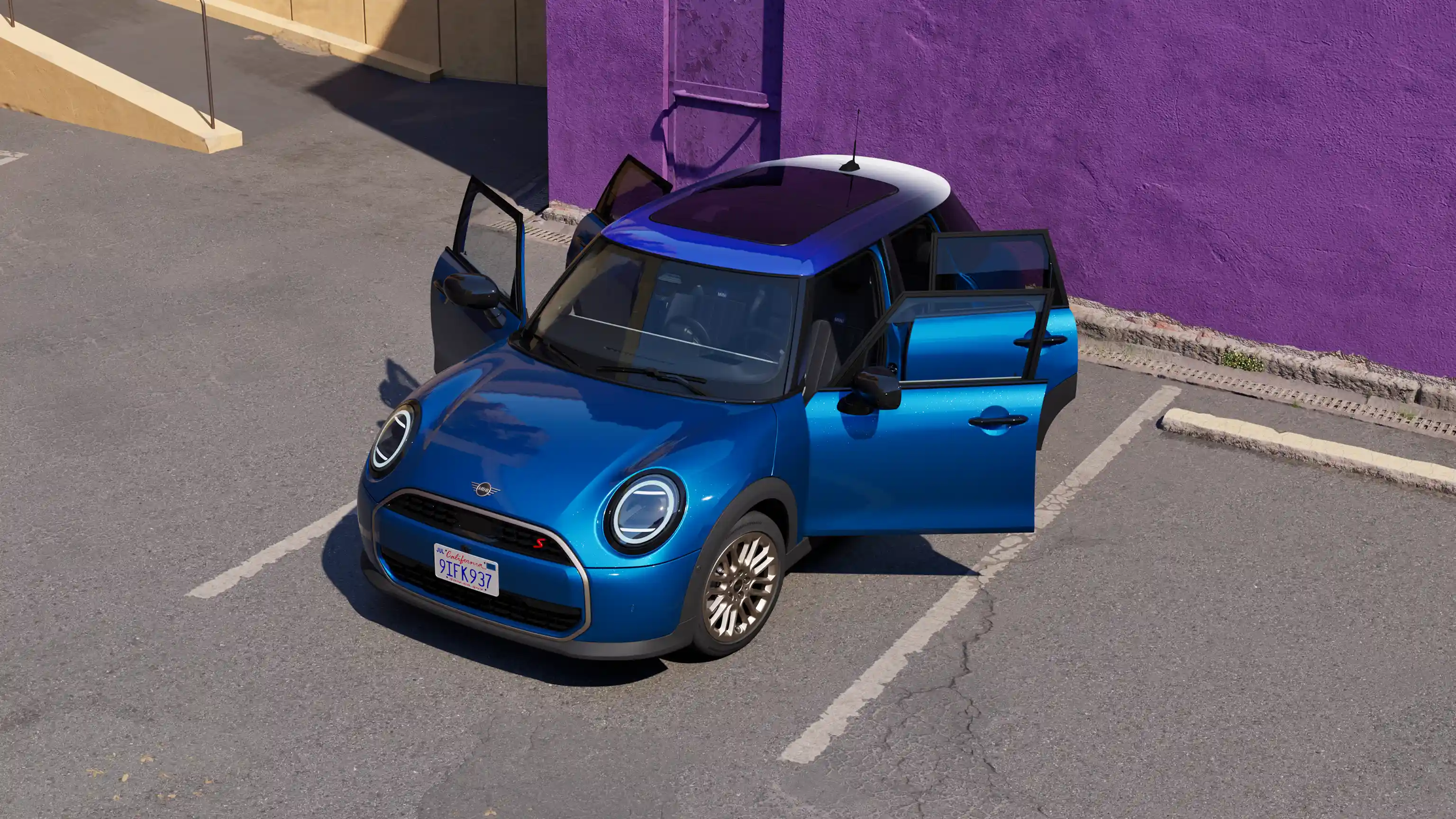 MINI Cooper 5-Deurs - open deuren