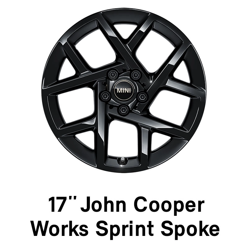 MINI - uitrusting - 17” JCW Sprint spoke black