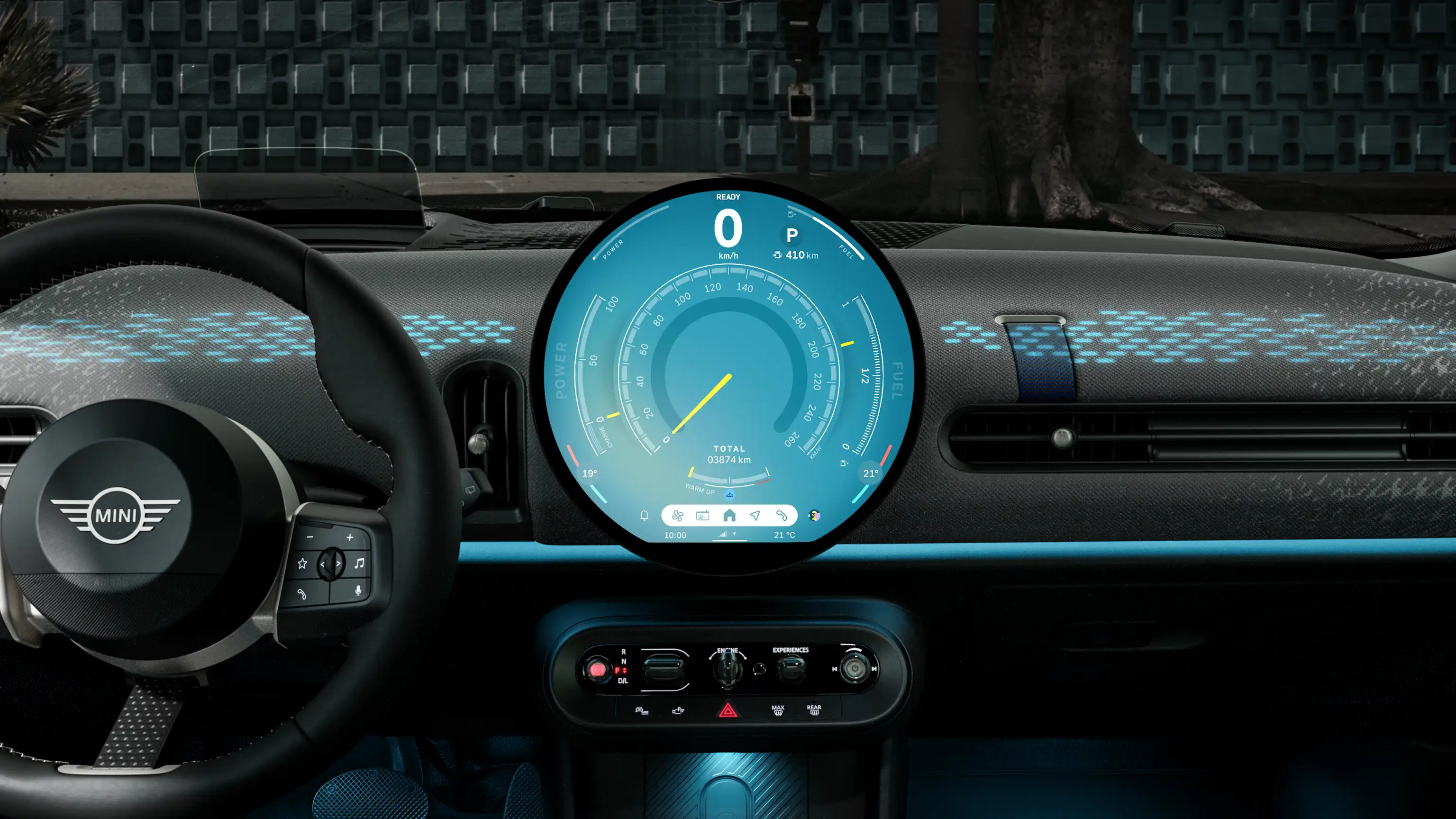 MINI Cooper Cabrio - digitale beleving - core mode