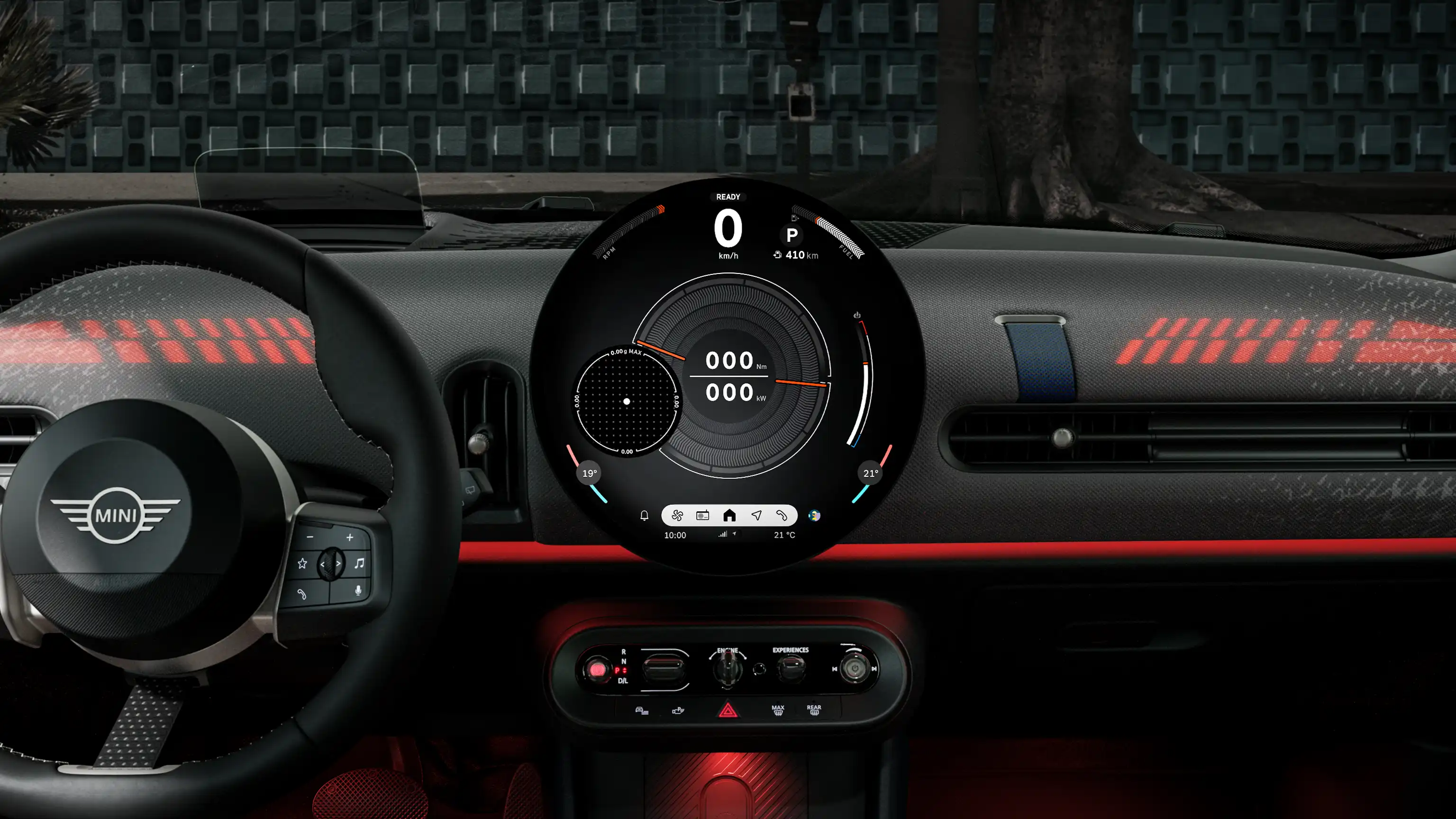 MINI Cooper Cabrio - digitale beleving - gokart mode