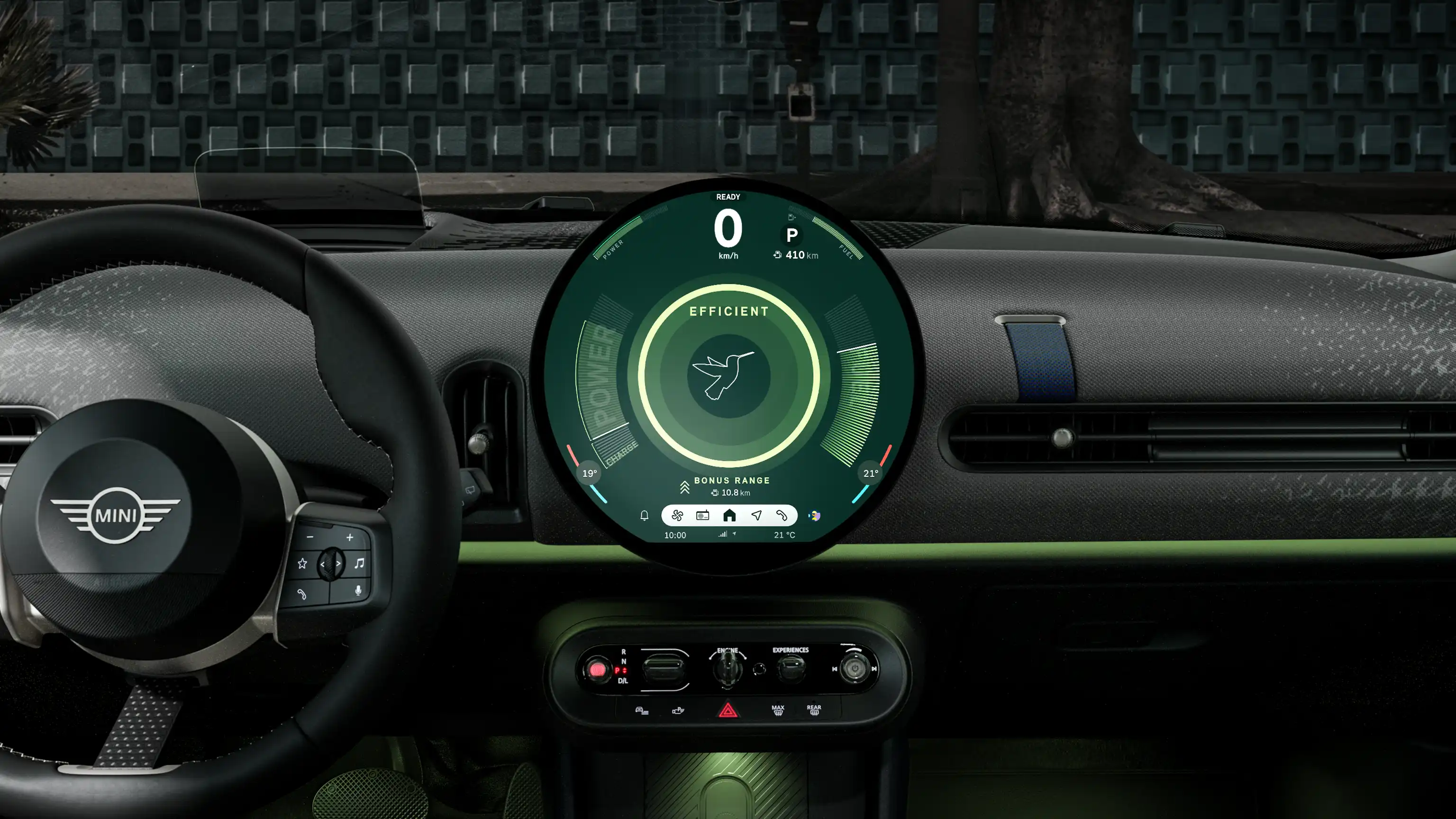 MINI Cooper Cabrio - digitale beleving - efficiency mode