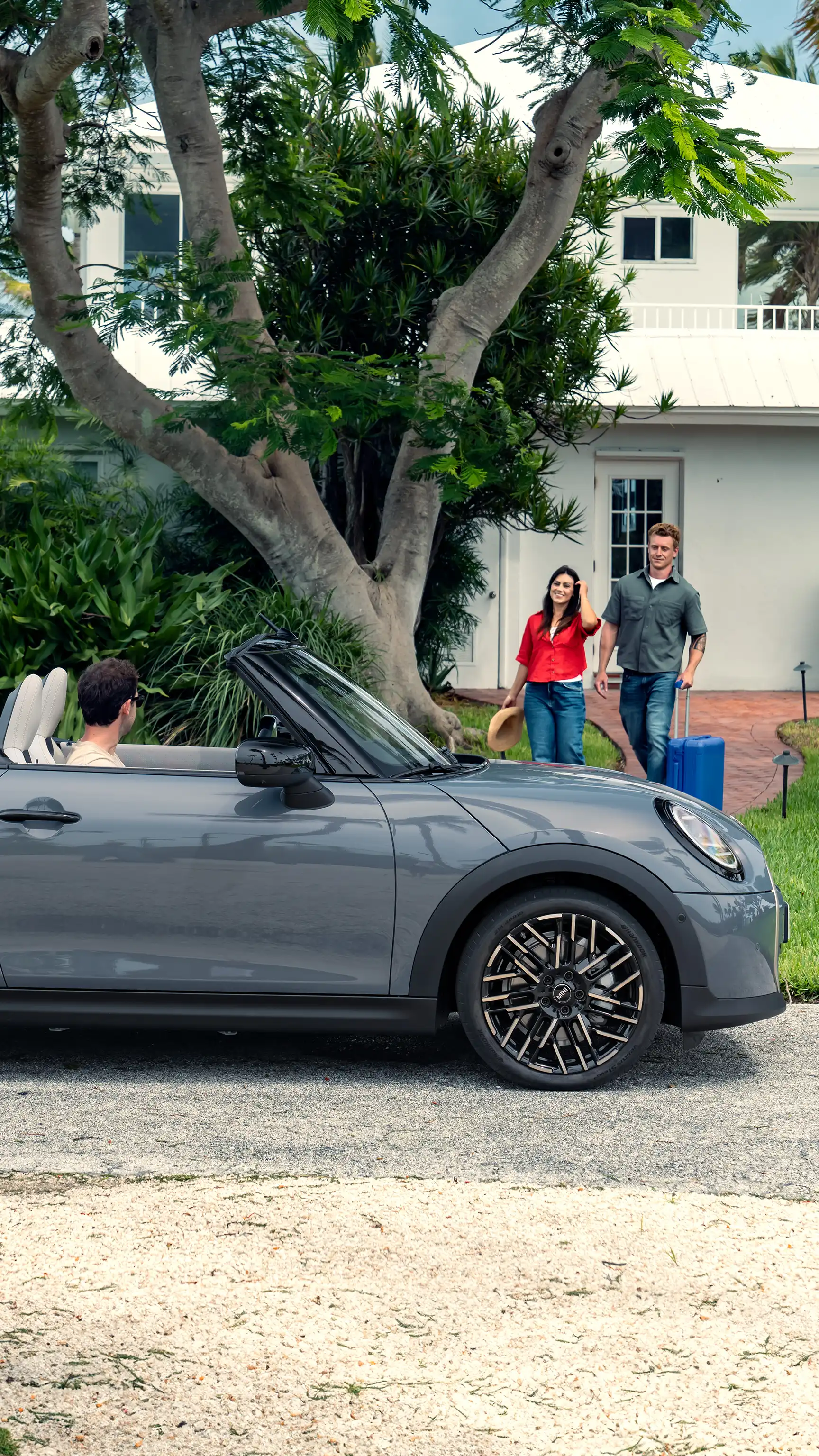 MINI Cooper Cabrio - zonsondergang