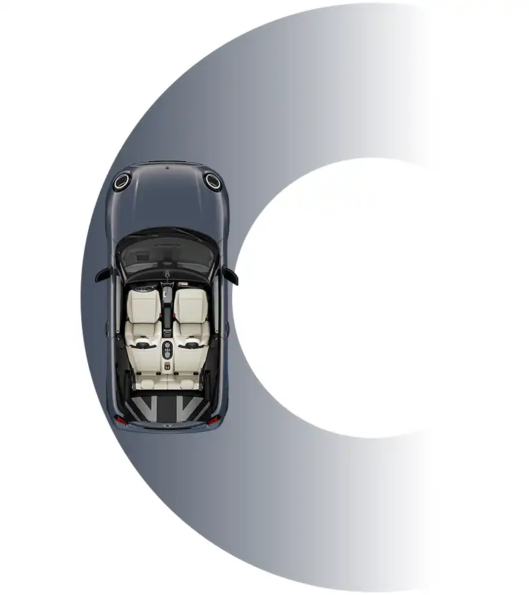 MINI Cooper Cabrio - draaicirkel