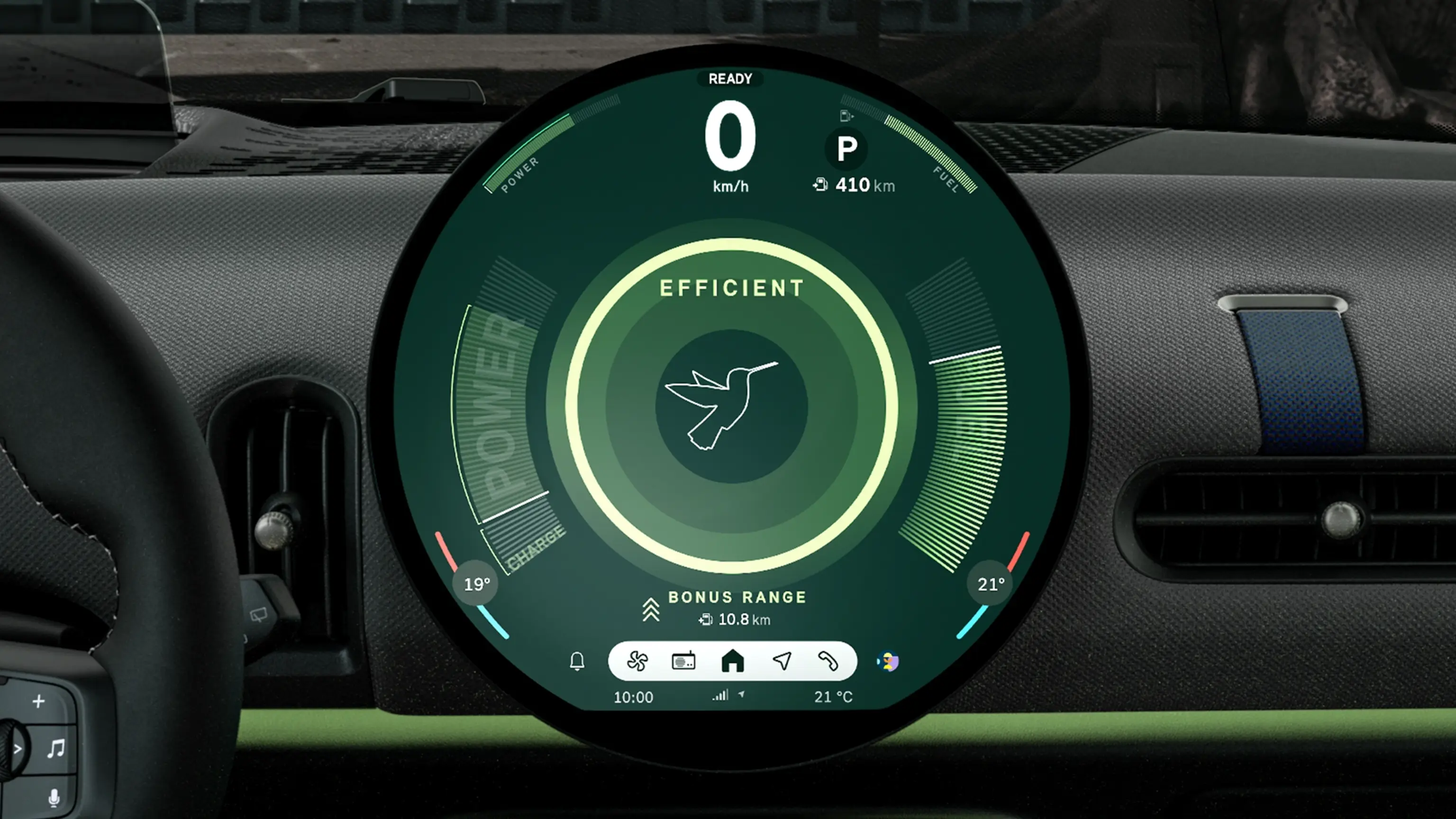 MINI Cooper Cabrio – rijbeleving - modusgalerij - green mode