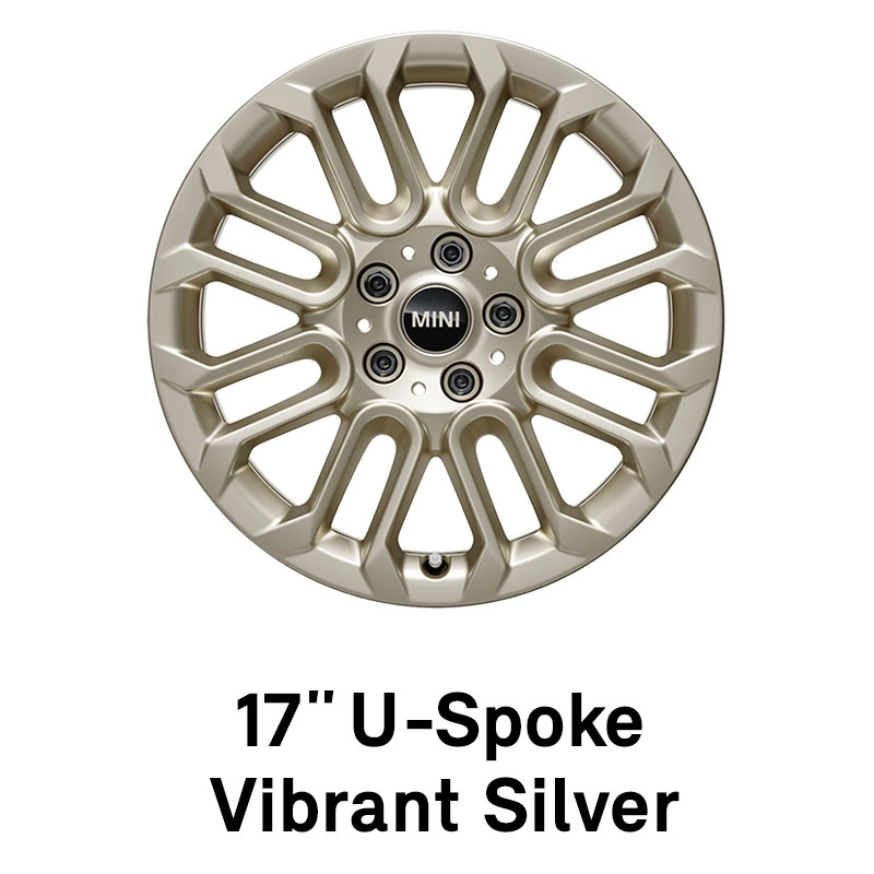 MINI - uitrusting - 17” U-Spoke Vibrant Silver
