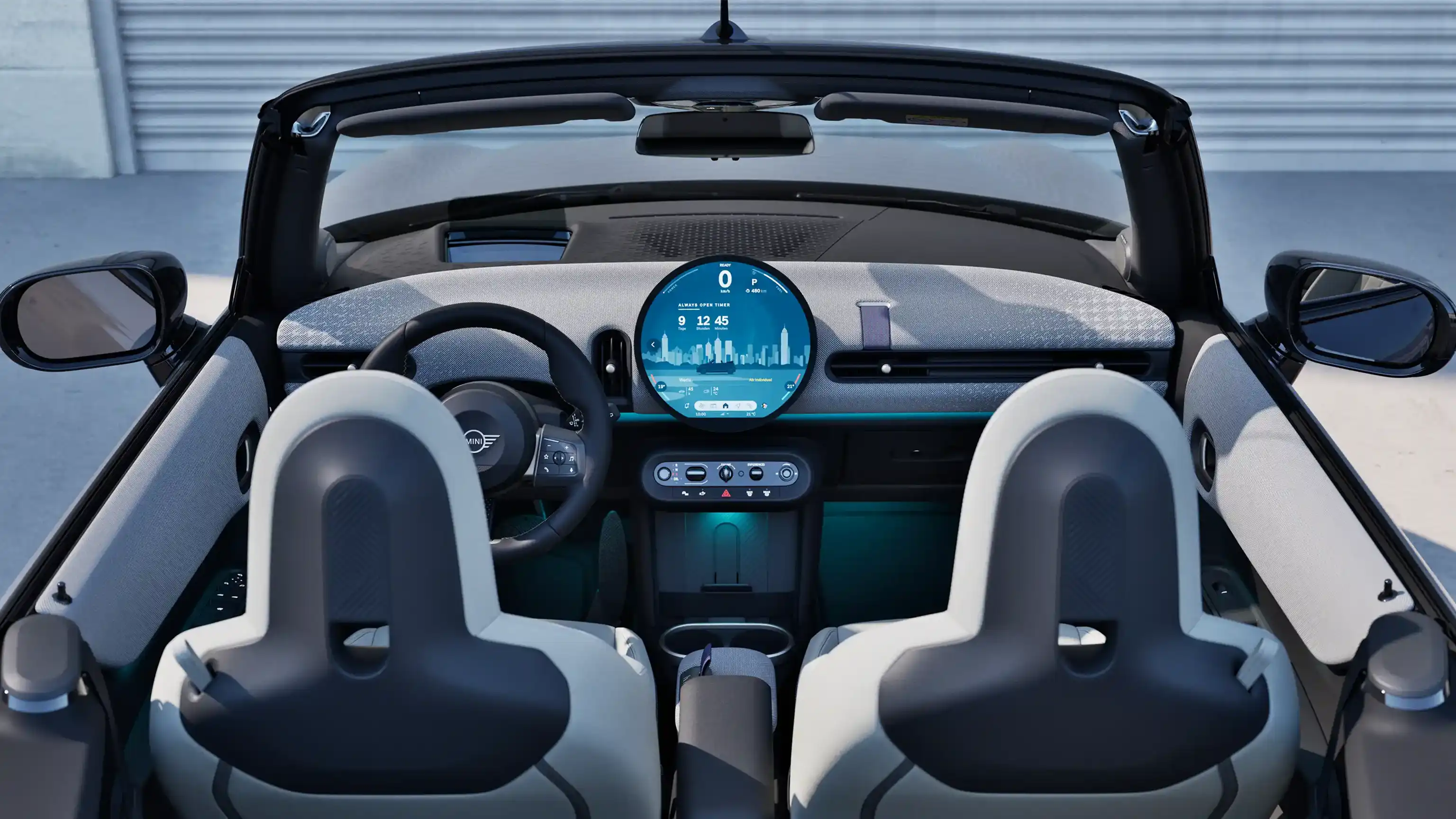 MINI Cooper Cabrio - interieur - galerij experience modes - persoonlijke assistent