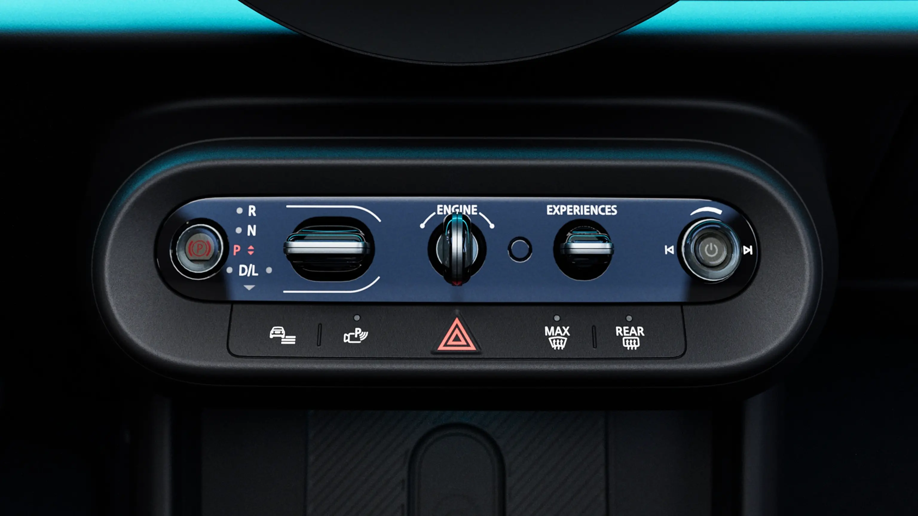 MINI Cooper Cabrio - interieur - schakelbalk
