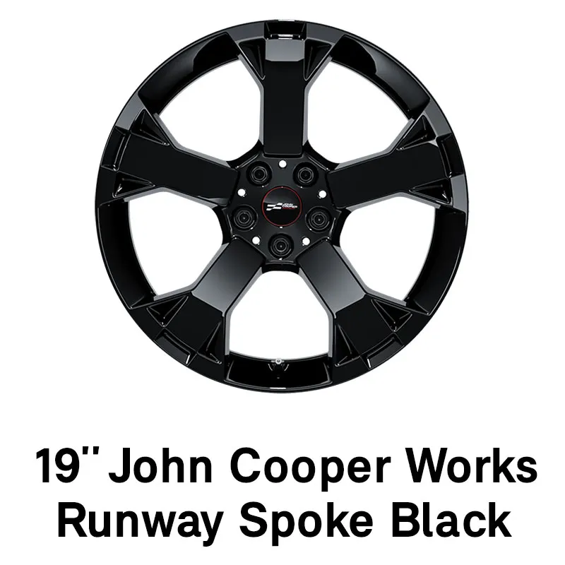 MINI - uitrusting - 19” JCW runway spaak black