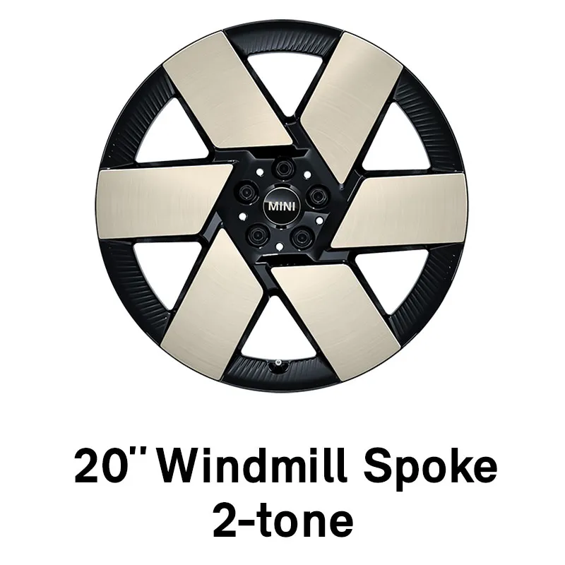 MINI - uitrusting - 20” windmill spaak 2-tone