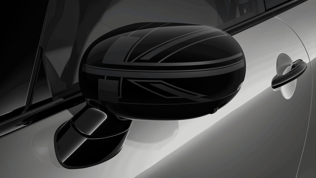 MINI buitenspiegelkappen in verschillende varianten.