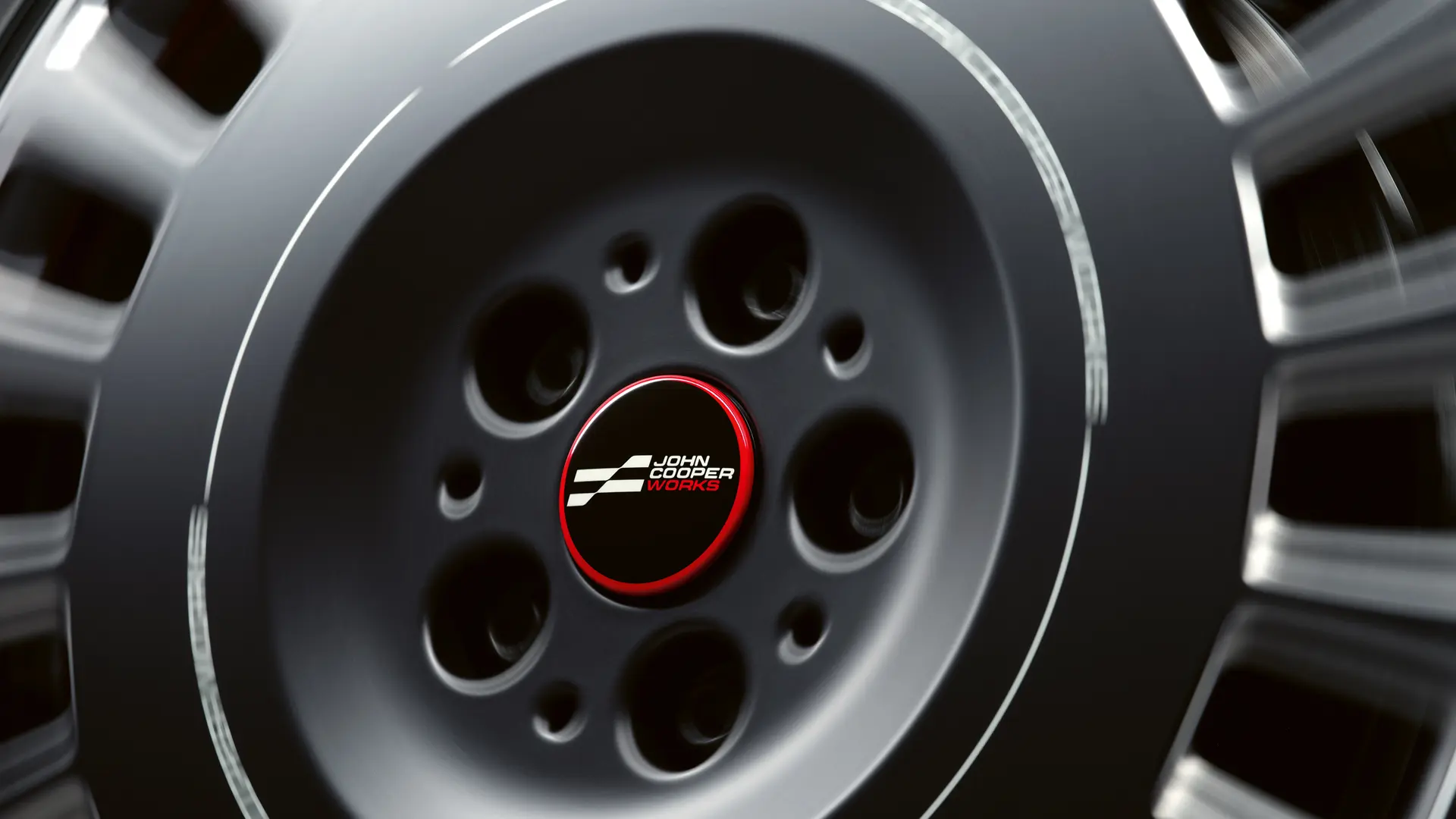 MINI accessoires – MINI JCW vaststaande naafdoppen – John Cooper Works