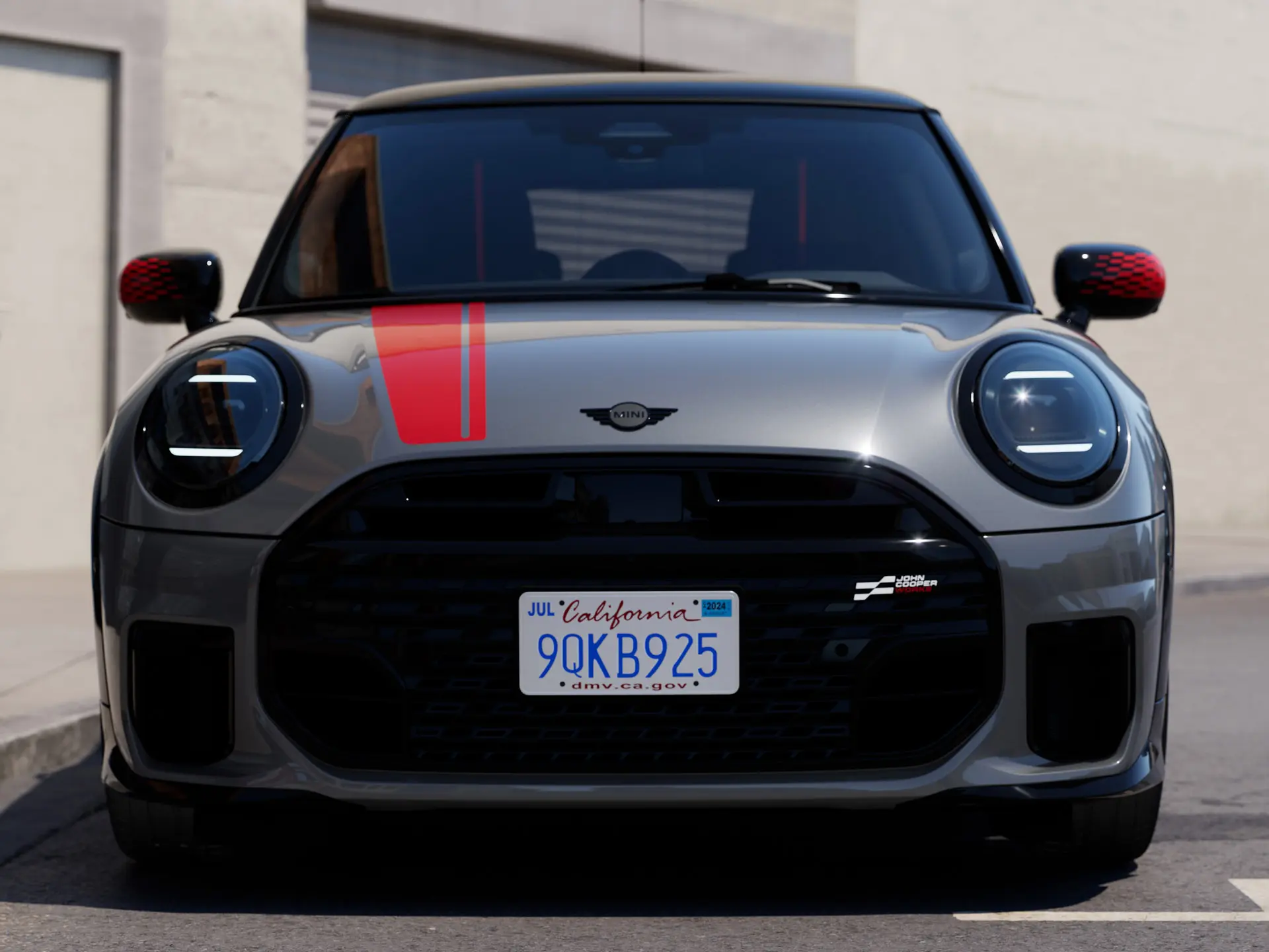 MINI lente en zomer - MINI Cooper vooraanzicht