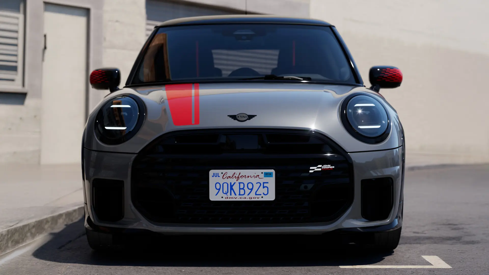 MINI lente en zomer - MINI Cooper vooraanzicht