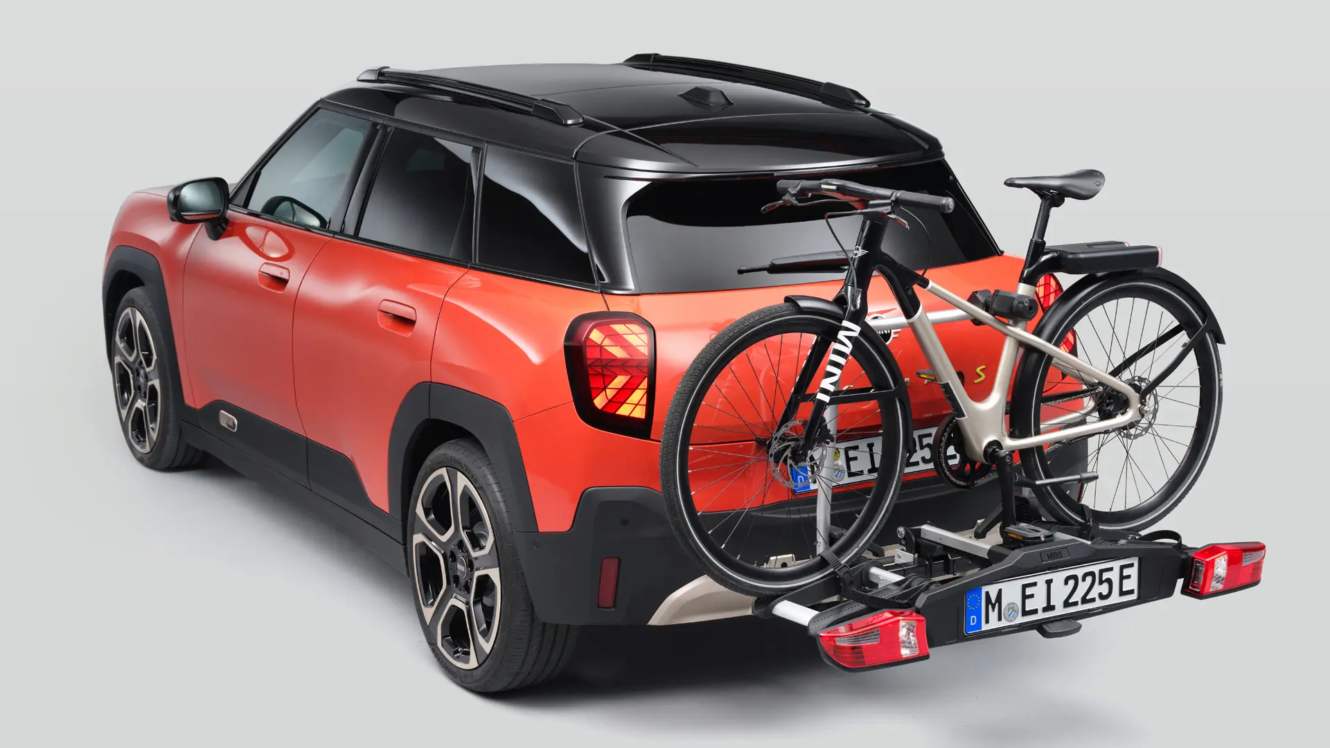 MINI accessoires - fietsendrager achterop op mini aceman