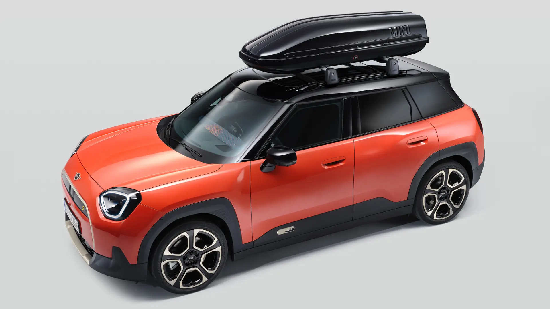 MINI accessoires - dakkoffer 320 zwart op mini aceman