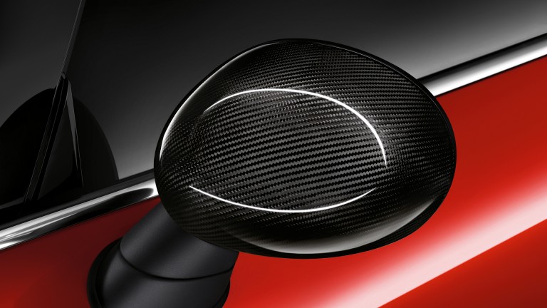 JCW CARBON ZIJSPIEGELKAPPEN