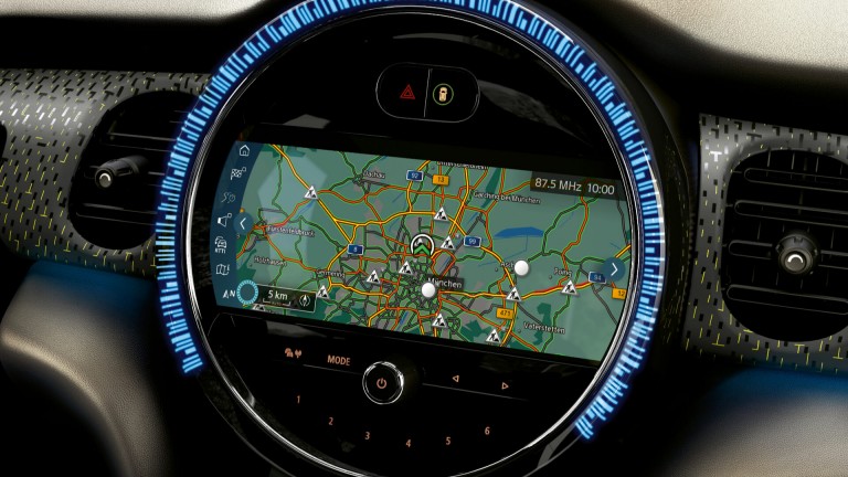 MINI Electric Business editions touchscreen