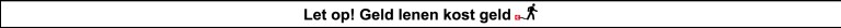 GELD LENEN KOST GELD