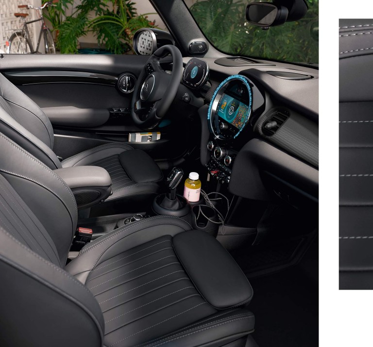 MINI Cabrio Seaside Edition – bekleding en cockpit