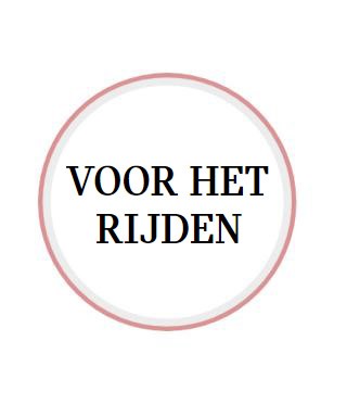 Voor het rijden.