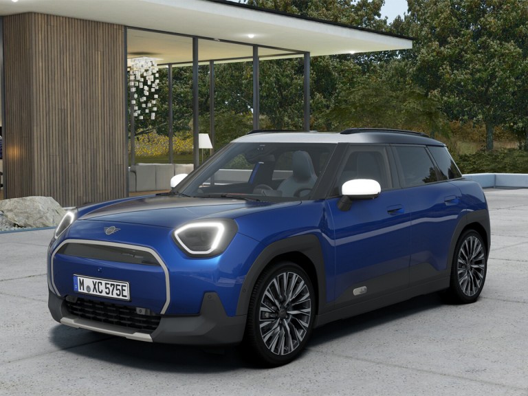 MINI Aceman E Favoured Blazing Blue.