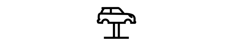 Pictogram MINI op een brug.