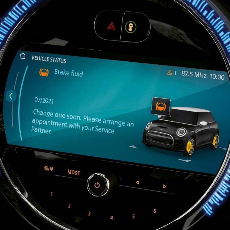 MINI - Teleservices informatie scherm