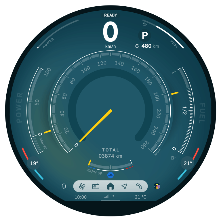 MINI Cooper 3-Deurs - interieur - oled-display