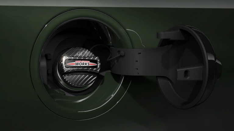 MINI John Cooper Works – zilver – tankdop