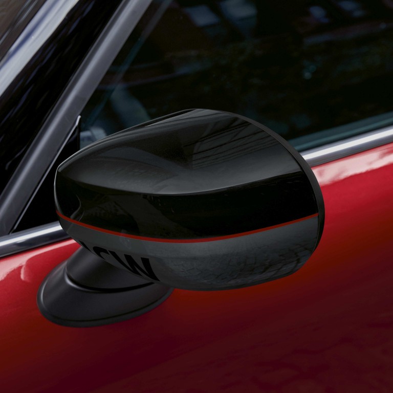 MINI John Cooper Works – rood en zwart – spiegelkap