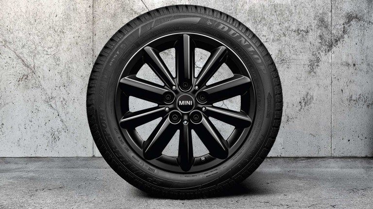 16" Mini radiaalspaak – jet black – 508