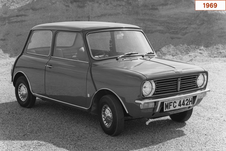 1969 – De Mini Clubman maakt zijn debuut.
